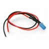 5mm 12V LED with resistor and wire - blue - 5pcs. - zdjęcie 3