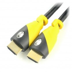 HDMI cable 2.0 Yellow 4K - 3 m