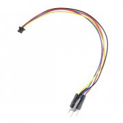Flexible Qwiic Male Cable with 4-pin plug - 15cm - SparkFun PRT-17912