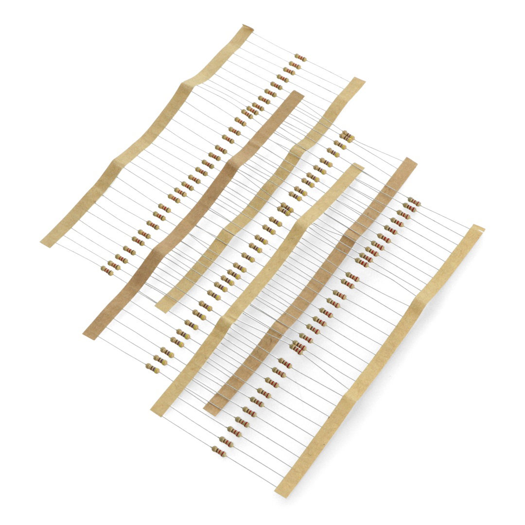 Set of resistors for CF THT 1/4W LED diodes - 90pcs.
