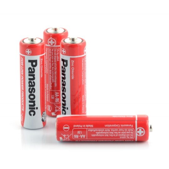 Buy AA battery Panasonic Red 4pcs Botland Robotic Shop