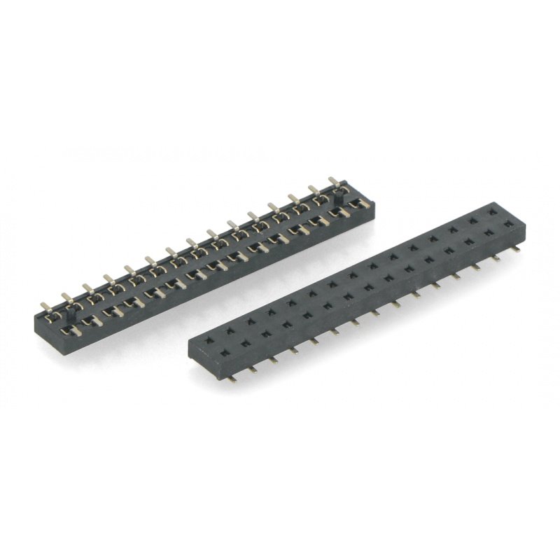 10PCS 15Pin Single Row 2.54mm Female Pin Socket connector 