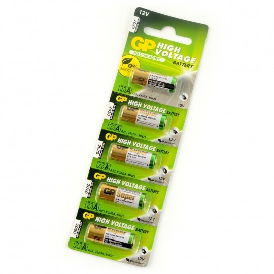 no rechargeable alkaline batteries 23a 12v