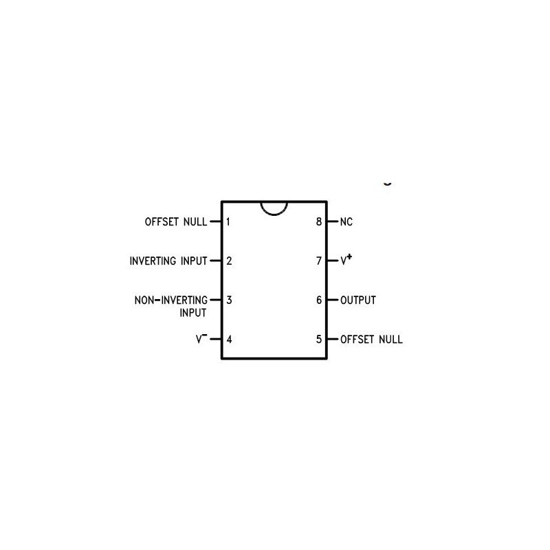 Operational amplifier LM741