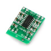 Amplifier audio stereo 2x3W 5V arduino bascom AVR