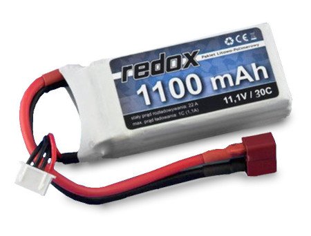 Pakiet Li-Pol Redox 1100mAh 30C 3S 11,1V