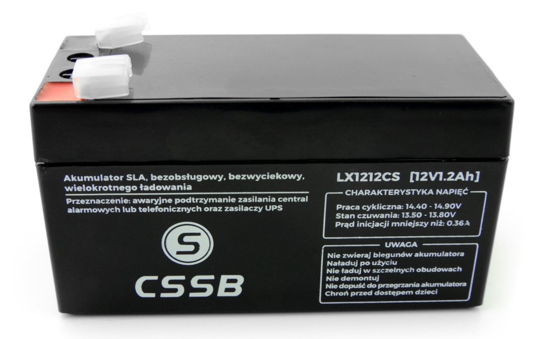 Akumulator żelowy 12 V 1.2 Ah CSSB