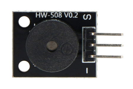 Passive buzzer module without generator - black