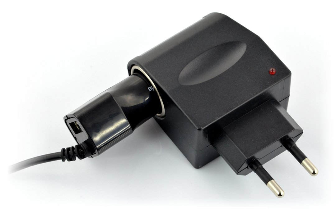 electric socket adapter for car lighter - 12V/0,5A Botland - Robotic Shop
