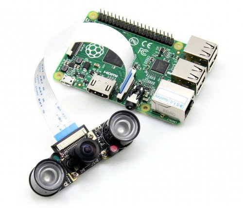 Szerokokątna kamera IR - Raspberry Pi