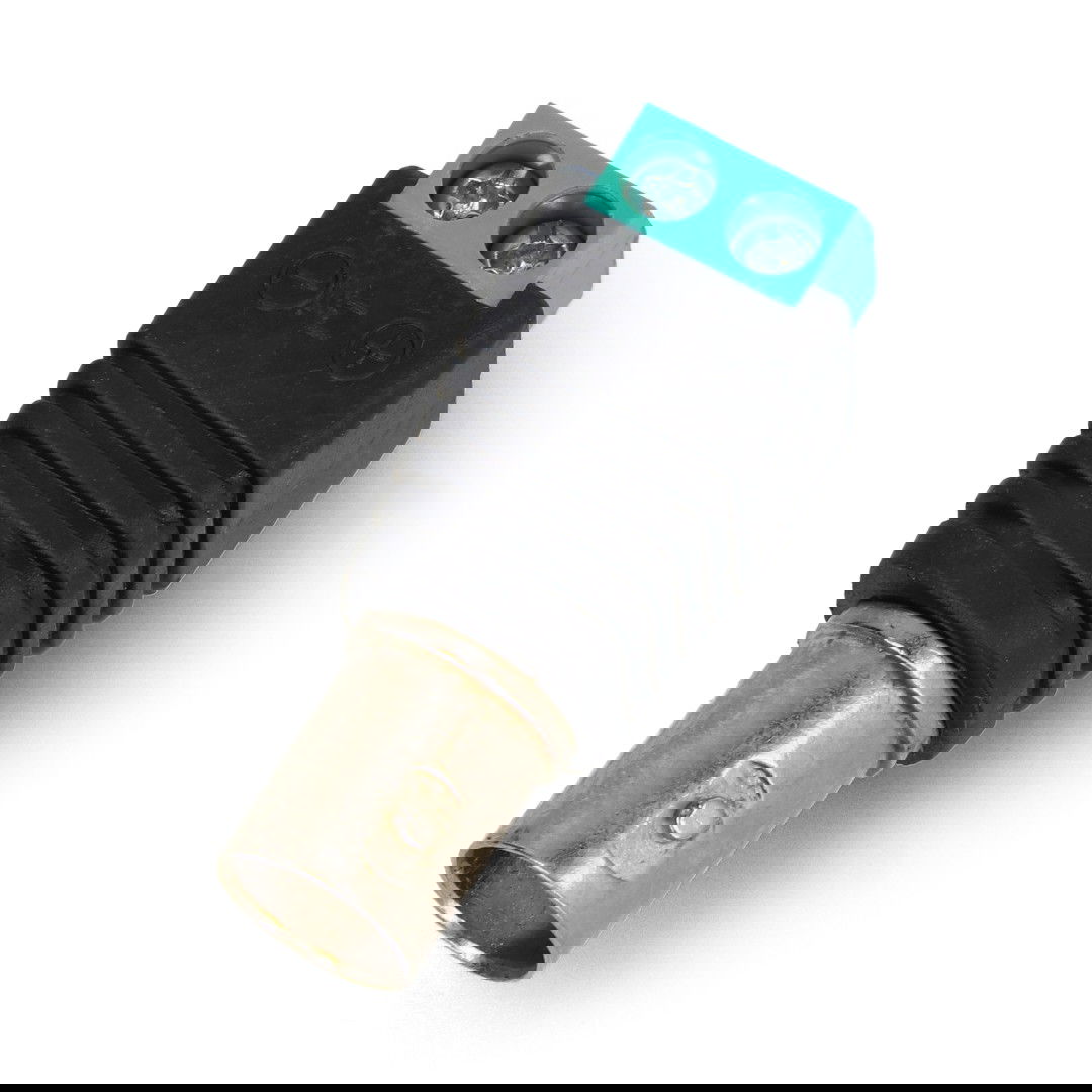 BNC socket with quick-connect screw