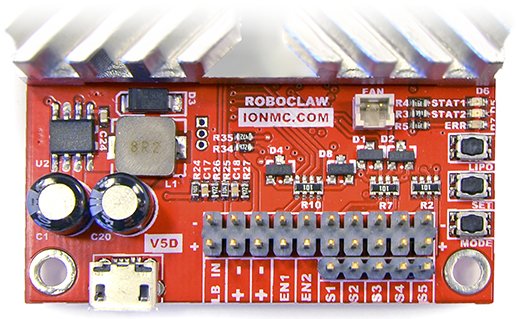 RoboClaw 2x30A USB - dwukanałowy sterownik silników 34V / 45A