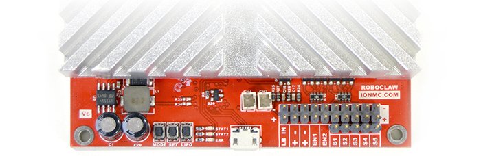 RoboClaw 2x60A USB - dwukanałowy sterownik silników 34V / 45A