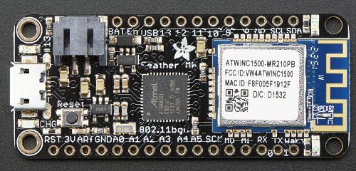 Adafruit Feather M0 WiFi 32-bit, arduino, moduł,kontroler,