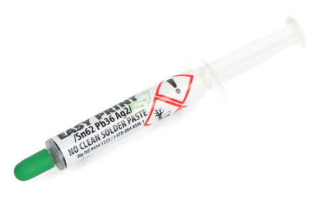 Soldering paste Easy Print Sn62 Pb36 Ag2  - 6g syringe