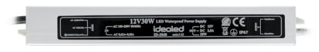 Zasilacz do taśm i pasków LED wodoodporny - 12 V / 2,5 A / 30 W