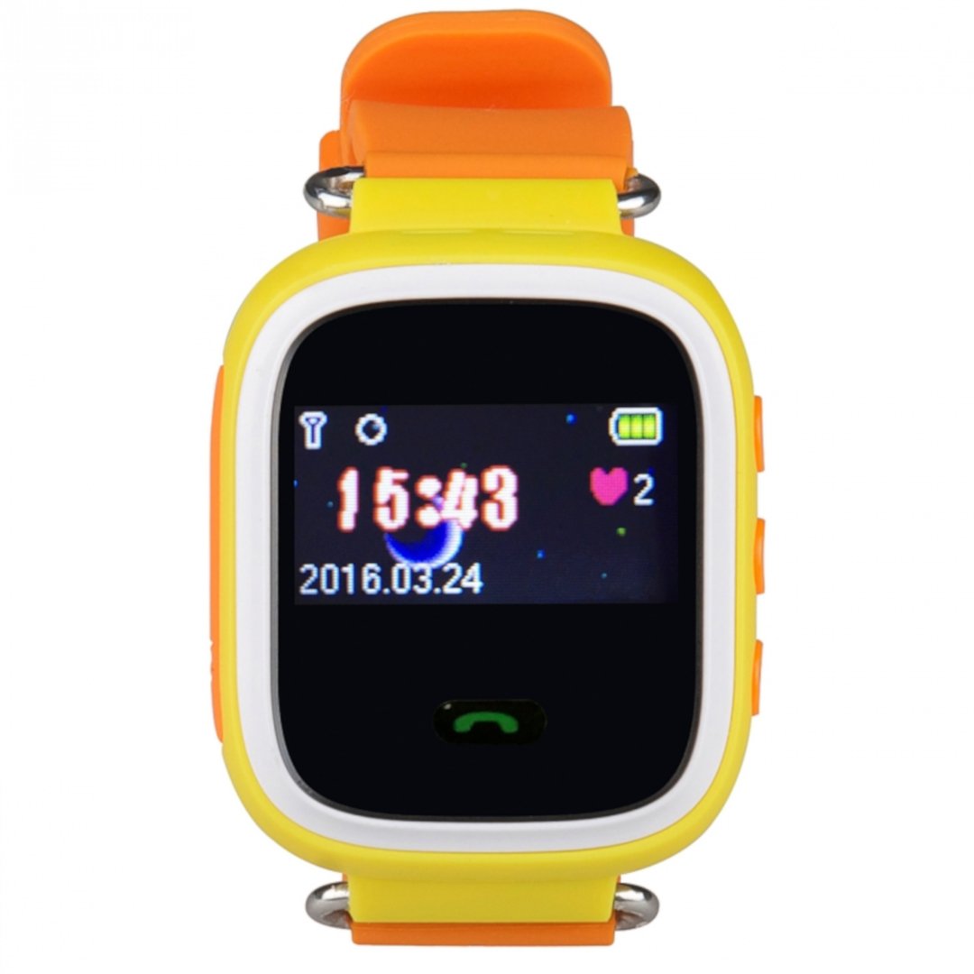 Zegarek dla dzieci z lokalizatorem GPS 0,96'' ART SmartKids-O  - pomarańczowy