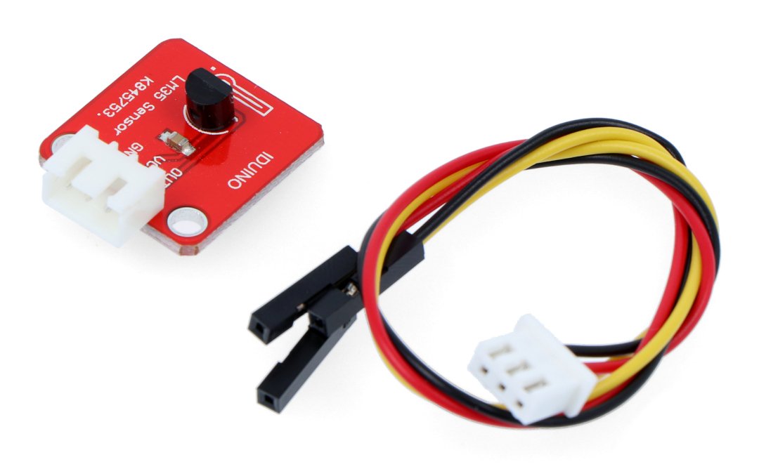 Temperature sensor LM35 + wire - Iduino SE030 Botland - Robotic Shop