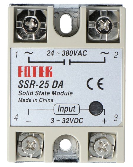 Przekaźnik półprzewodnikowy SSR Fotek - 25 DA.