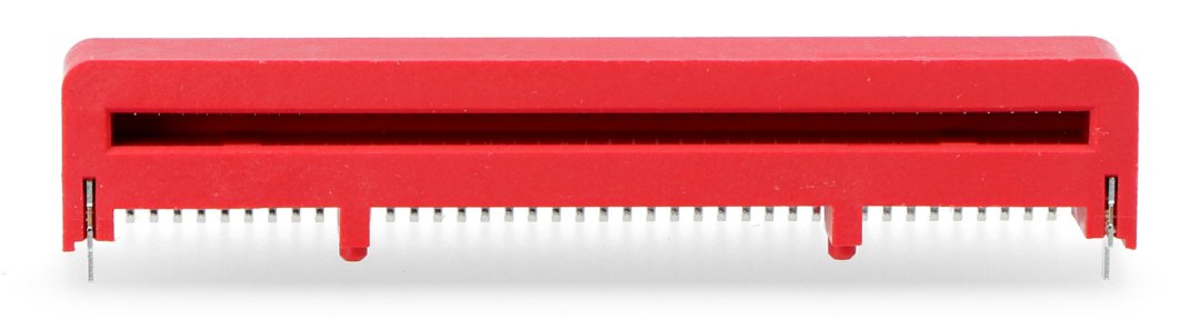 Gniazdo 40-pin kątowe dla BBC micro:bit - czerwone