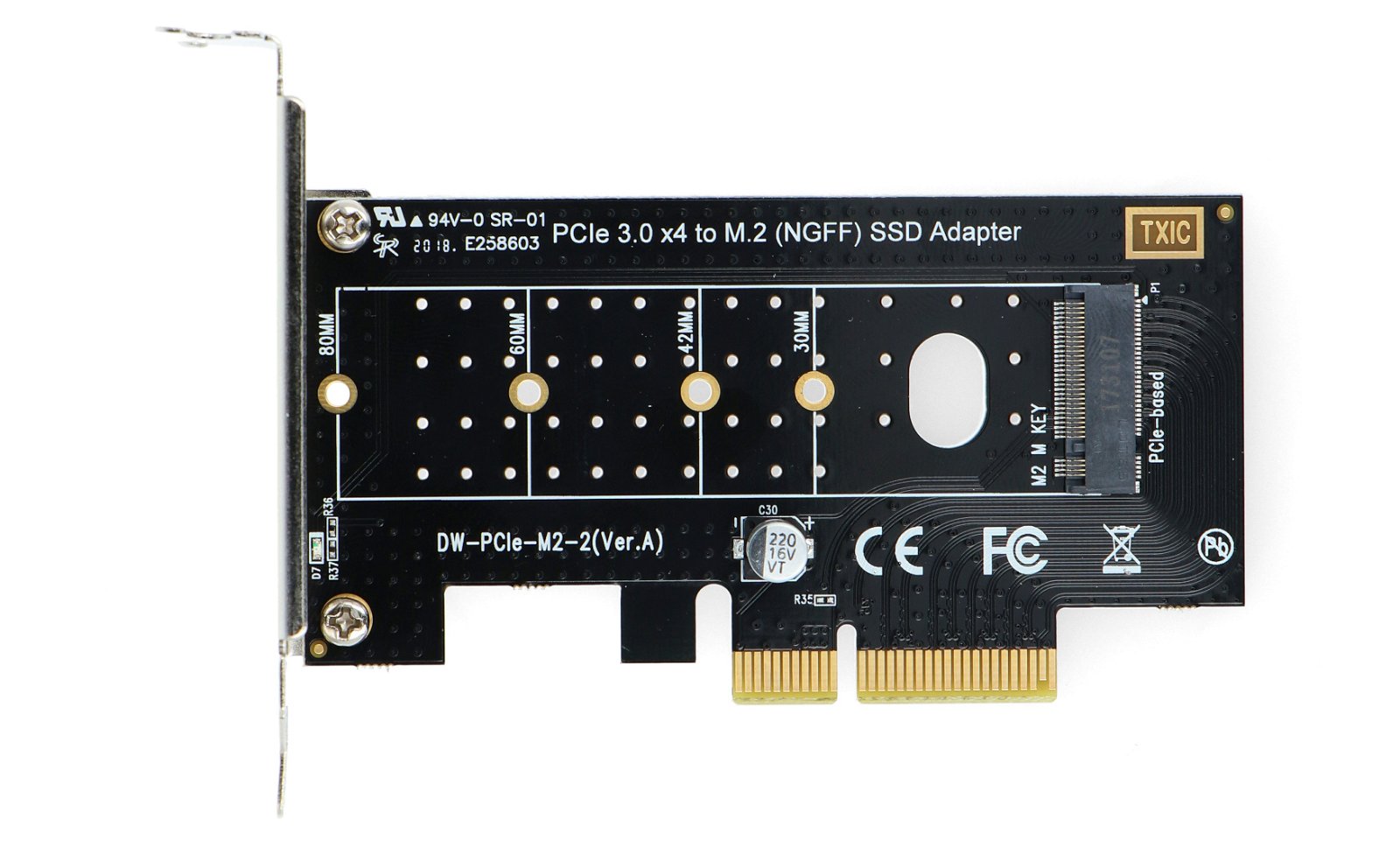 Adapter PCI-E x 4 na złącze M.2