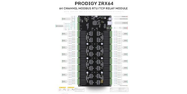 Prodigy ZRX - 64-kanałowy moduł przekaźników