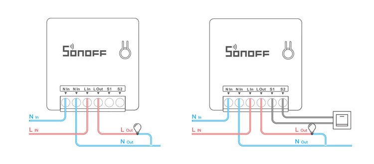 Sonoff Mini R2 WiFi relay