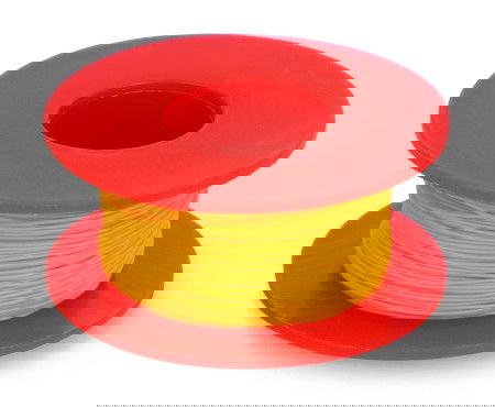 KYNAR silver-plated copper assembly wire - 0.25mm/AWG 30 - black - 50m