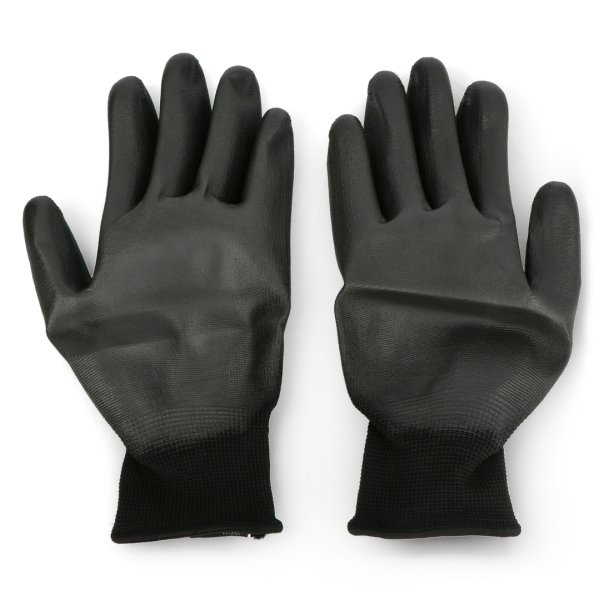 Rękawice robocze Yato rozmiar 10 nylonowe - czarne