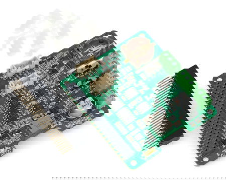 The set includes the necessary mounting elements and a 2x40 goldpin socket.