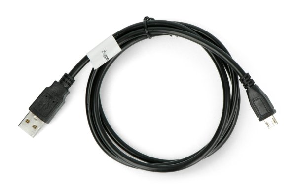 Przewód microUSB B - A 2.0 Lanberg czarny - 1m