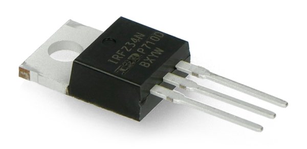 Tranzystor N-MOSFET IRFZ34N - THT