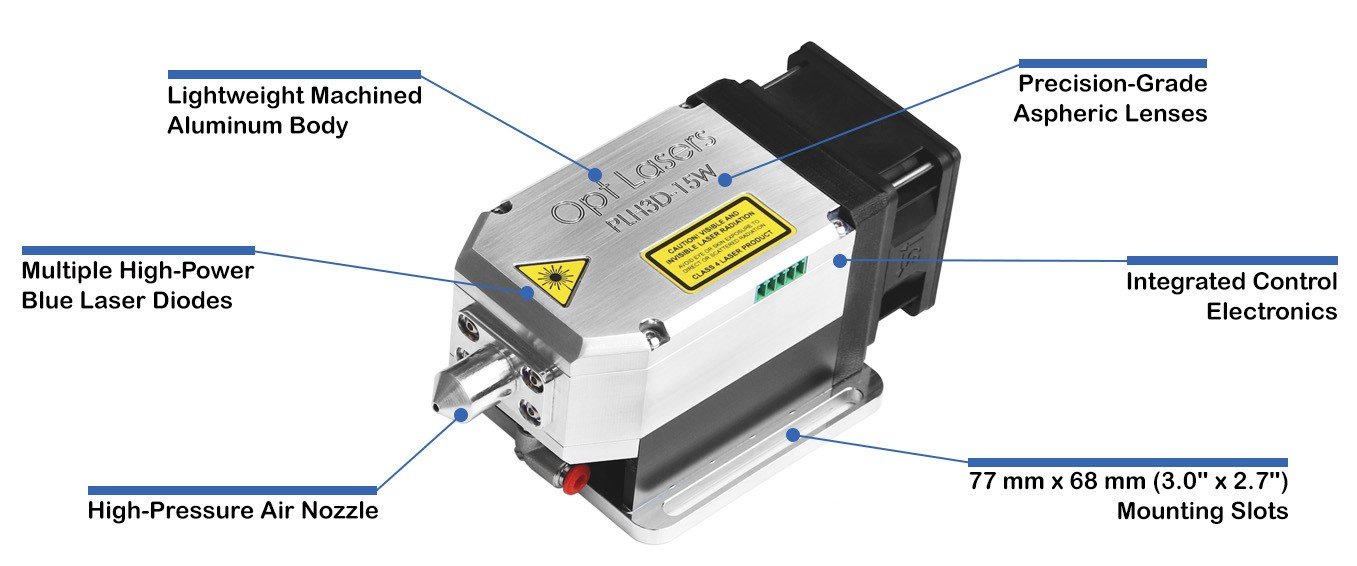 Opt Lasers OpenBuilds Lead CNC Laser Upgrade Kit W/, 55% OFF