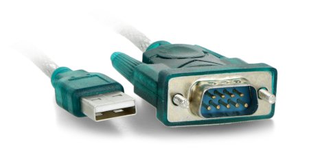 Przewód ze złączem USB A - RS-232.
