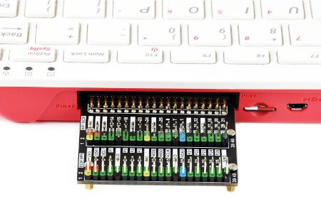 Przedmiotem sprzedaży jest rozszerzenie GPIO 2 x 40 pin do Raspberry Pi 400.