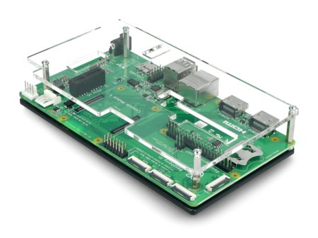 Obudowa do Raspberry Pi CM4IO - przezroczysta otwarta