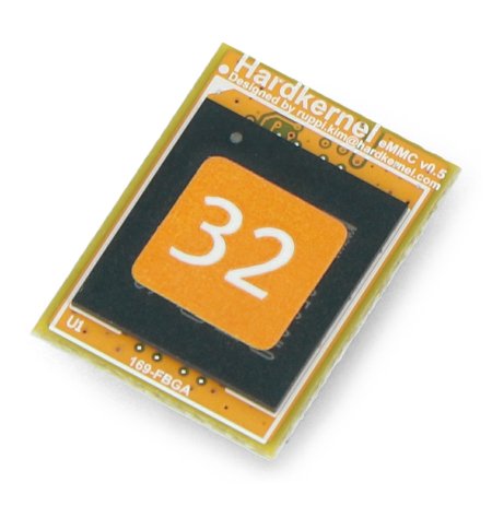 Pamięć eMMC 32GB z preinstalowanym systemem Linux.