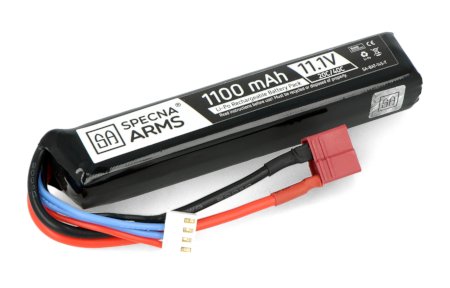 Akumulator Li-Pol Specna ARMS 1100mAh 20/40C 3S 11,1V - T-Connect (Deans)