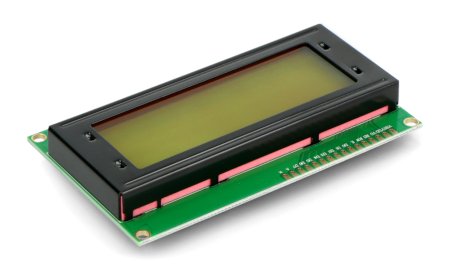 Wyświetlacz LCD 4x20 znaków zielony - justPi