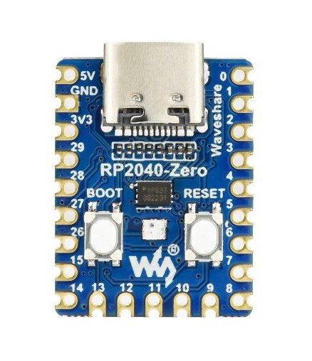 RP2040-Zero - płytka z mikrokontrolerem RP2040.