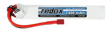 Pakiet Li-Pol Redox 1400mAh 20C 3S 11,1V