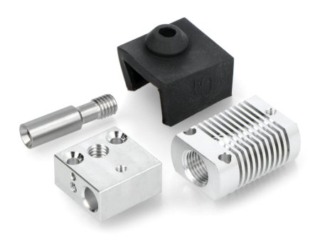 A set of elements for the hotend head for Creality 3D printers from the Ender series