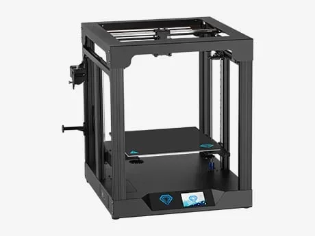 The manufacturer used the CoreXY solution in the 3D printer