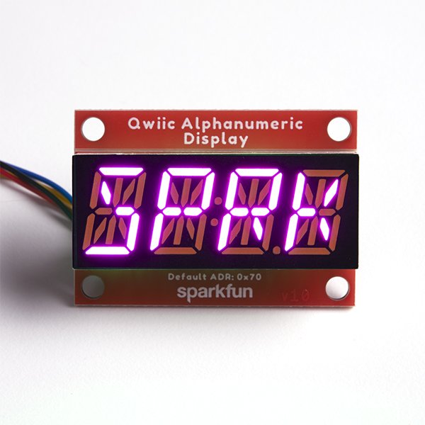 SparkFun Alphanumeric Display - alphanumeric display - pink