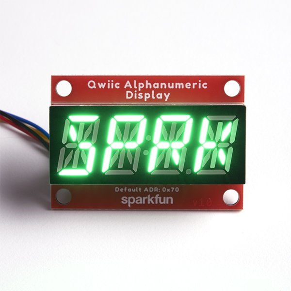 SparkFun Alphanumeric Display - alphanumeric display - green
