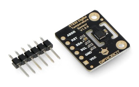The set also includes a 1x6 goldpin strip, 2.54 mm pitch for self-soldering.