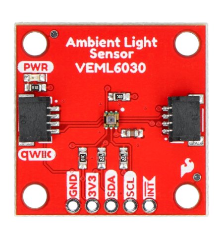 Ambient light sensor equipped with the VEML6030 chip.
