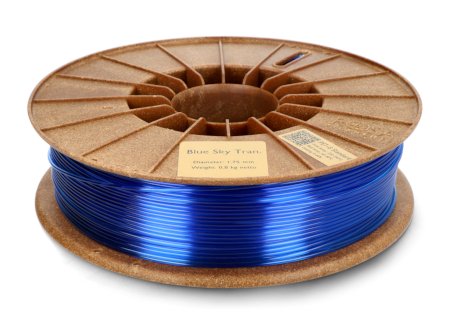 Filament Rosa3D PETG Standard 1.75mm 0.80kg - Blue Sky Transparent