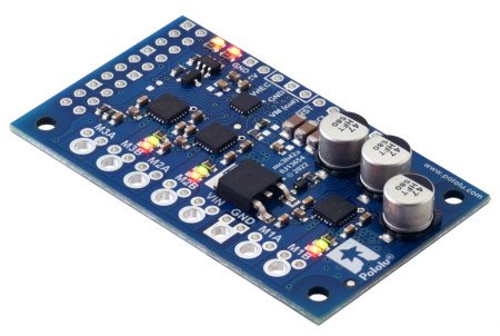 Motoron M3H256 three-channel motor driver - 48V / 2A - overlay for Raspberry Pi - without connectors - Pololu 5035.