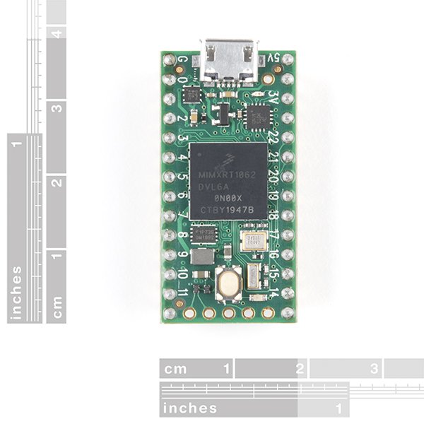 The subject of sale is the Teensy 4.0 module with connectors.